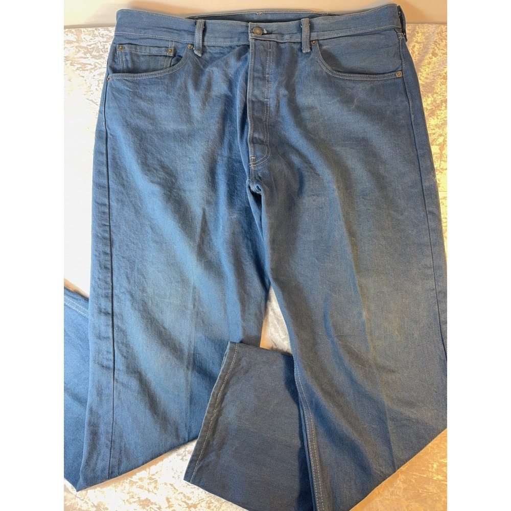 Levi's 501 Jeans Men's 38x30 Blue Straight Leg Button Fly Made in Mexico